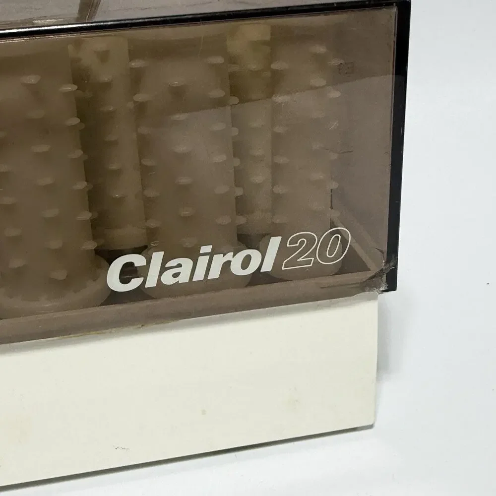 Vtg Clairol 20 Instant Hairsetter C 20 S-Z Curlers Rollers NO CLIPS Denmark